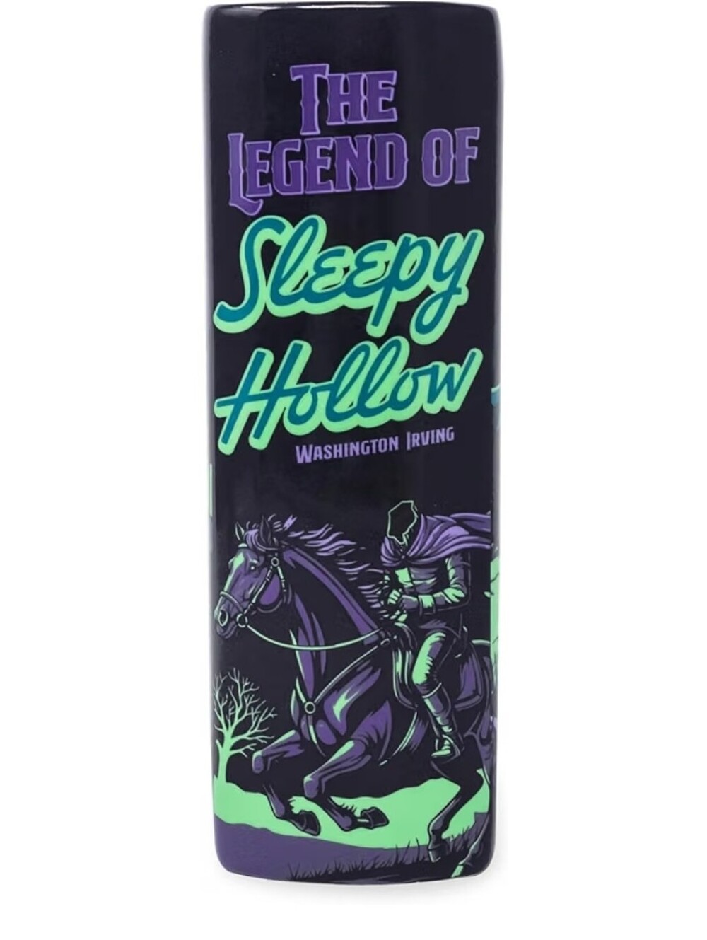 NIB Ceramic Book Vase Legend Of Sleepy Hollow Goth Horror Literary - Picture 6 of 13